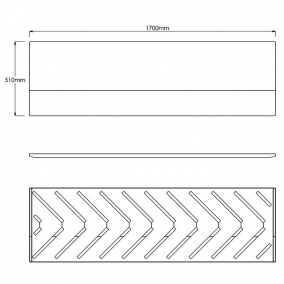 Roca Baths - Roca Super Strength 1700mm Front Panel