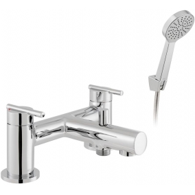 Vado Taps & Wastes - Nuri Deck Mounted Bath Shower Mixer + Shower Kit