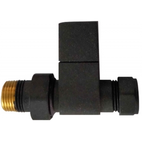Essential Heating - Square Straight Radiator Valve Pack (Pairs)