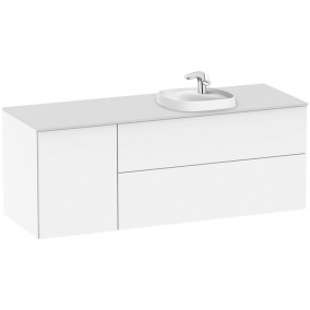 Roca Furniture - Beyond 1400mm 2 Draw & 1 Side Door Unit With Resin Worktop
