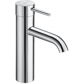 Roca Taps & Wastes - Lanta Medium Height Basin Mixer Smooth Body (1/2'' Tails)