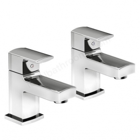 Essential Taps & Wastes - Paron 1/2 Basin Pillar Taps Pair