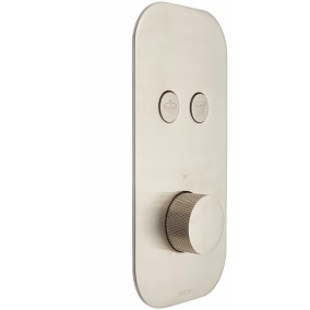 Armera Showers - Maze Index Concealed 2 Outlet Thermostatic Valve - Brushed