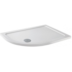 MX Shower Trays - Flat Top Pack 1000 x 760mm Offset Quadrant LH 550 Radius