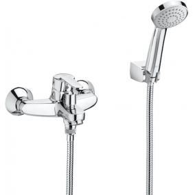 Roca Taps & Wastes - Victoria V2 Wall-Mounted Bath Shower Mixer Inc. Shower Kit
