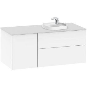 Roca Furniture - Beyond 1400mm 2 Draw & 1 Side Door Unit With Resin Worktop