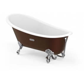 Roca Baths - Carmen 1540x830mm Cast-Iron Freestanding Bath Slipper Bath