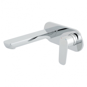 Vado Taps & Wastes - Photon 2 Hole Basin Mixer Single Lever Wall Mounted