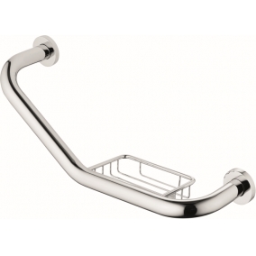 Ideal Standard Accessories - IOM Grab Rail & Soap Basket
