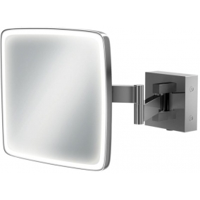 HIB Mirrors & Cabinets - Eclipse Square Magnifying Mirror 18 x 18cm