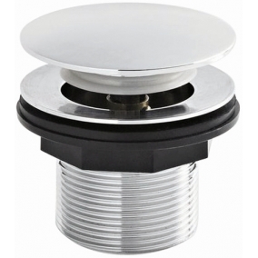 B.C.Designs Taps & Wastes - Push Down 70mm Waste For Baths Without Overflow Unslotted