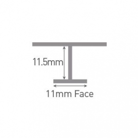 Multipanel Wall Panelling - Classic Type D Continuous Joint 2.45m long Bright Polished