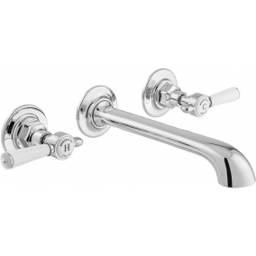 Vado Taps & Wastes - Axbridge Lever Wall Mounted Basin Mixer