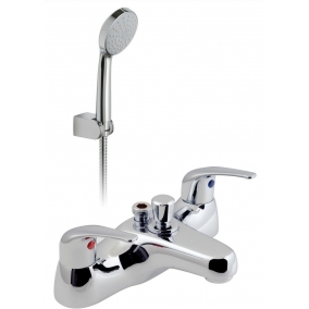 Vado Taps & Wastes - Matrix Deck Mounted Bath Shower Mixer + Shower Kit