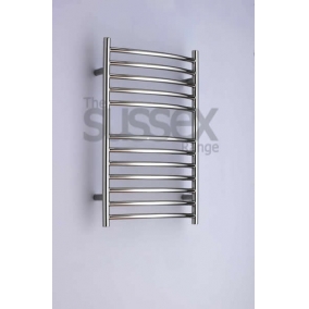 JIS Heating & Towel Warmers - Camber Curved Fronted Towel Rail 700x520mm