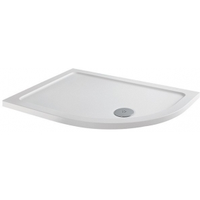 MX Shower Trays - Flat Top Pack 1000 x 900mm Offset Quadrant RH 550 Radius