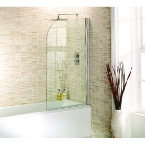 Aquadart Bath Screens - Venturi 8 Bathscreen Round Edge 1400 x 800mm
