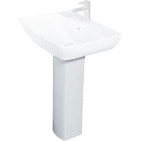 Essential Basins - Jasmine Full Pedestal For 600mm Basin