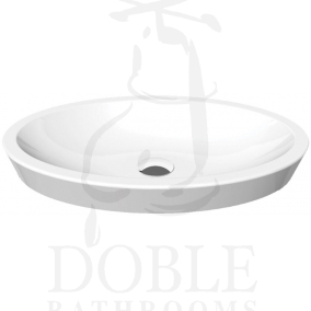 Essential Basins - Lavender Shallow Oval Countertop Basin 580mm