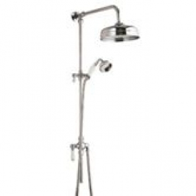 B.C.Designs Showers - Victrion Superbe Rigid Riser Kit  With 8'' Head