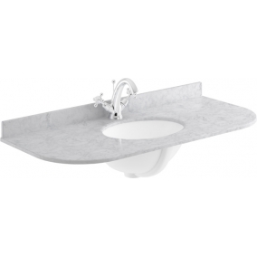 Bayswater Furniture - 1000mm Single Bowl With Radius, 1 Tap Hole