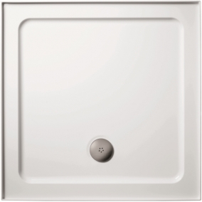 Ideal Standard Shower Cubiles - Simplicity 760 x 760mm LH Upstand SR Shower Tray 4 Upstands