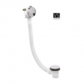 Crosswater Taps & Wastes - Extended Click Clack Waste With Filler 1000mm