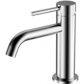 Armera Taps & Wastes - Oculus Single Lever Monobasin Mixer With Waste - Brushed