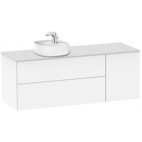 Roca Furniture - Beyond 1400mm On Countertop 2 Draw Unit With Side Door