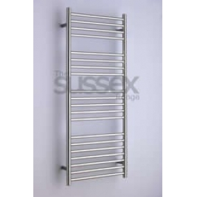 JIS Heating & Towel Warmers - Ashdown Cylindrical Electric Towel Rail 1250x520mm