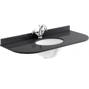 Bayswater Furniture - 1000mm Single Bowl With Radius, 1 Tap Hole