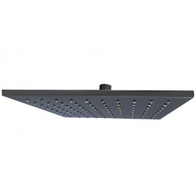 Armera Showers - Domus Square 250mm Fixed Head - Brushed Black