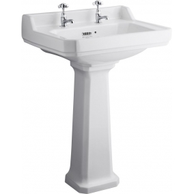 Bayswater Basins - Fitzroy 595mm Basin, 2 Tap Hole