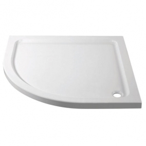April Shower Trays - Anti-Slip Waifer 900mm Quadrant Tray WH