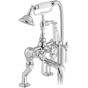 Vado Taps & Wastes - Axbridge Lever Deck Mounted Bath Shower Mixer W/ Shower Kit