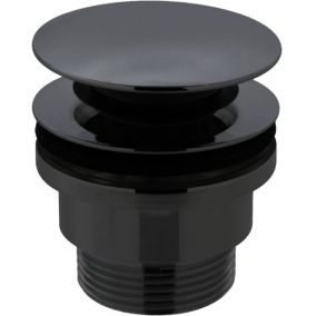 Armera Taps & Wastes - Basin Waste With Click Clack Or Free Flow - Brushed Black