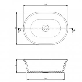 B.C.Designs Basins - Bampton/Aurelius Basin Silk Matt Finish