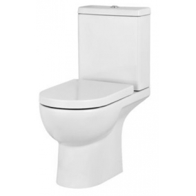 Saneux Toilets & Bidets - Austen Close Coupled WC Pan - Open Back