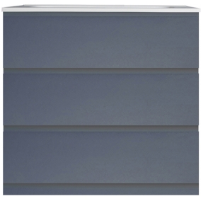 Armera Furniture - Opa 600mm 3 Drawer Floor Standing Unit Cavern Blue