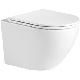 Armera Toilets & Bidets - Lagoon Wall Hung WC With Seat