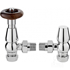 Bayswater Heating - Angled Thermo Radiator Valve Comes With Lockshield