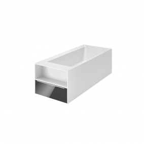 Roca Baths - Modo 2000x790mm Bath With Dark Mirrored Drawer 0TH