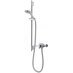 Aqualisa Showers - Aspire Dual Lever Exposed Mixer Shower With Adjustable Head