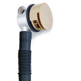 Armera Taps & Wastes - Bath Filler Waste With Click Clack Plug - Brushed Gold