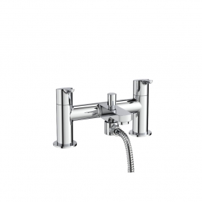 Roca Taps & Wastes - Malva Deck Mounted Bath Shower Mixer Including Shower Kit