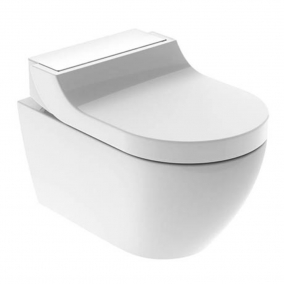Geberit Toilets & Bidets - AquaClean Tuma Complete Solution, W/Hung WC