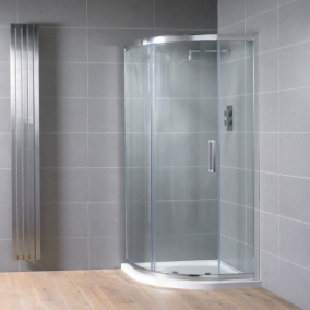 Aquadart Shower Enclosures - Venturi 8 Single Door Quadrant Enclosure 1000mm