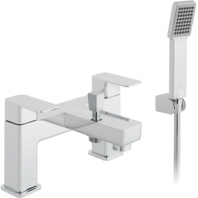 Vado Taps & Wastes - Phase 2 Hole Bath Shower Mixer Single Lever Deck Mounted