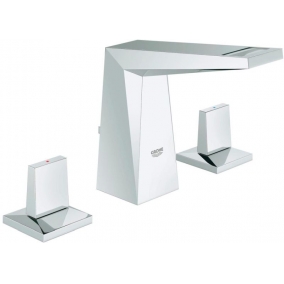 Grohe Taps & Wastes - Allure Brilliant 3-Hole Basin Mixer 1/2'' S-Size