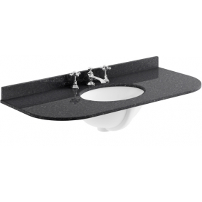 Bayswater Furniture - 1000mm Single Bowl With Radius, 3 Tap Hole